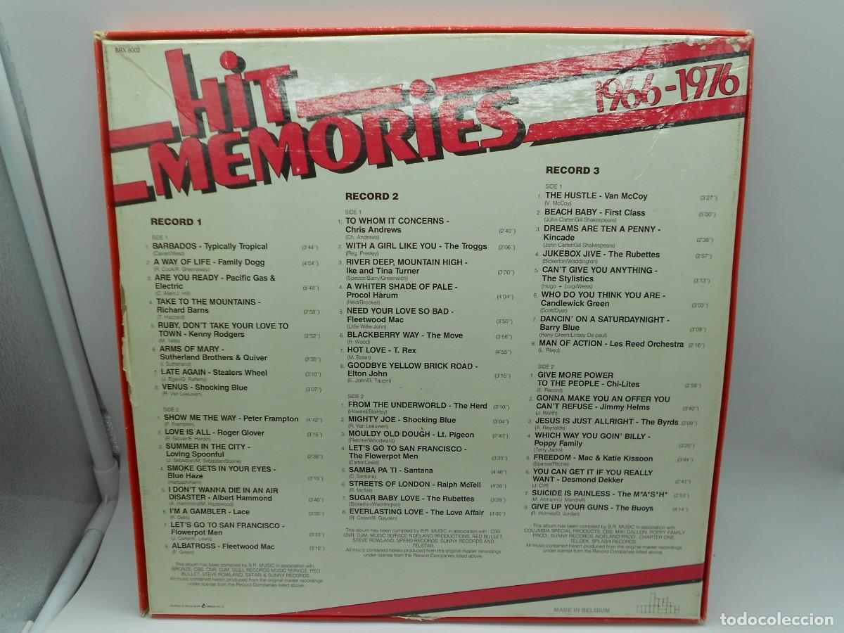 Discos de vinilo: disco hit memories 1966-1967 3 discos - Foto 2