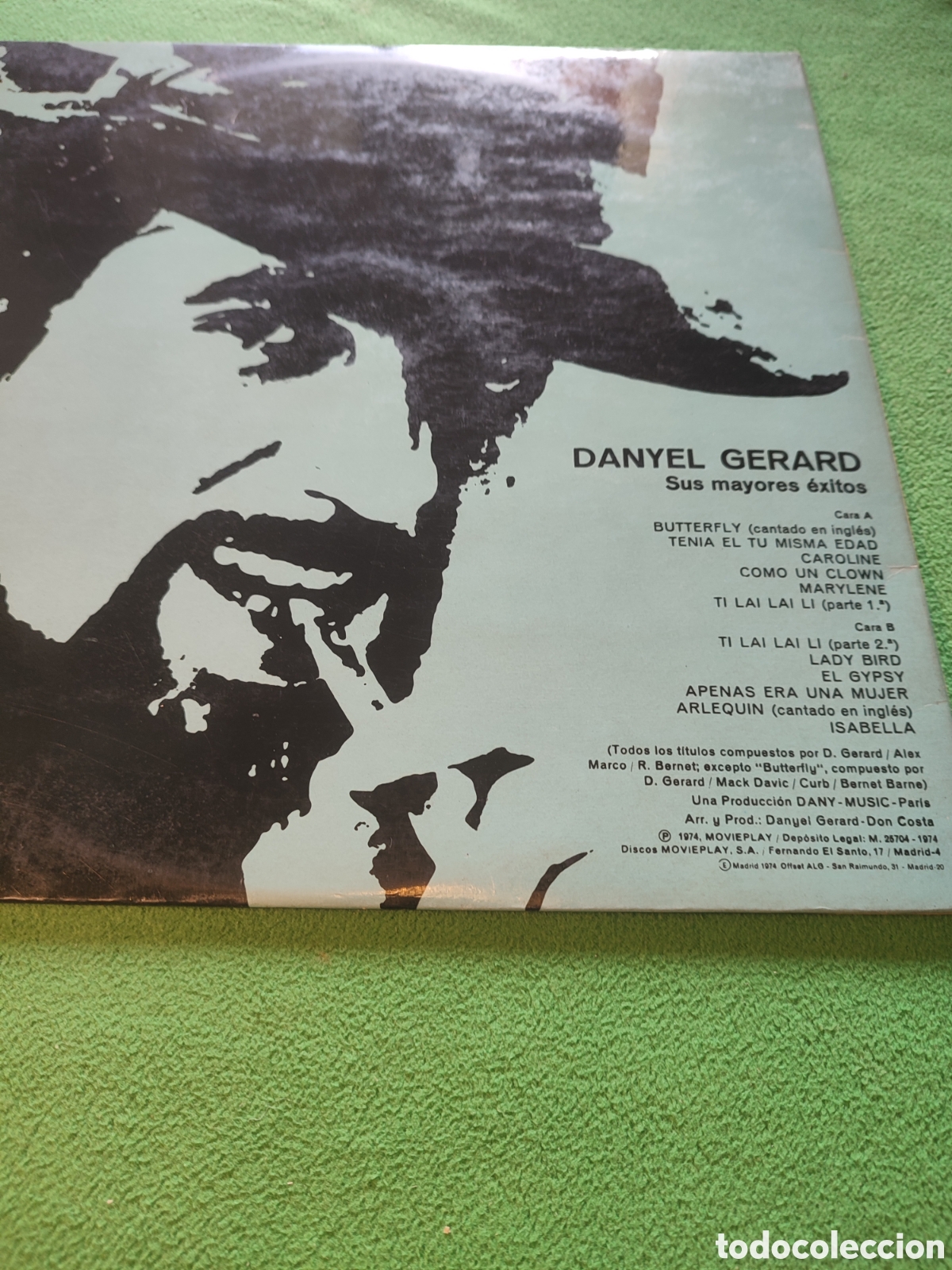 Discos de vinilo: Danyel Gerard - Sus mayores exitos 1974 - Foto 4
