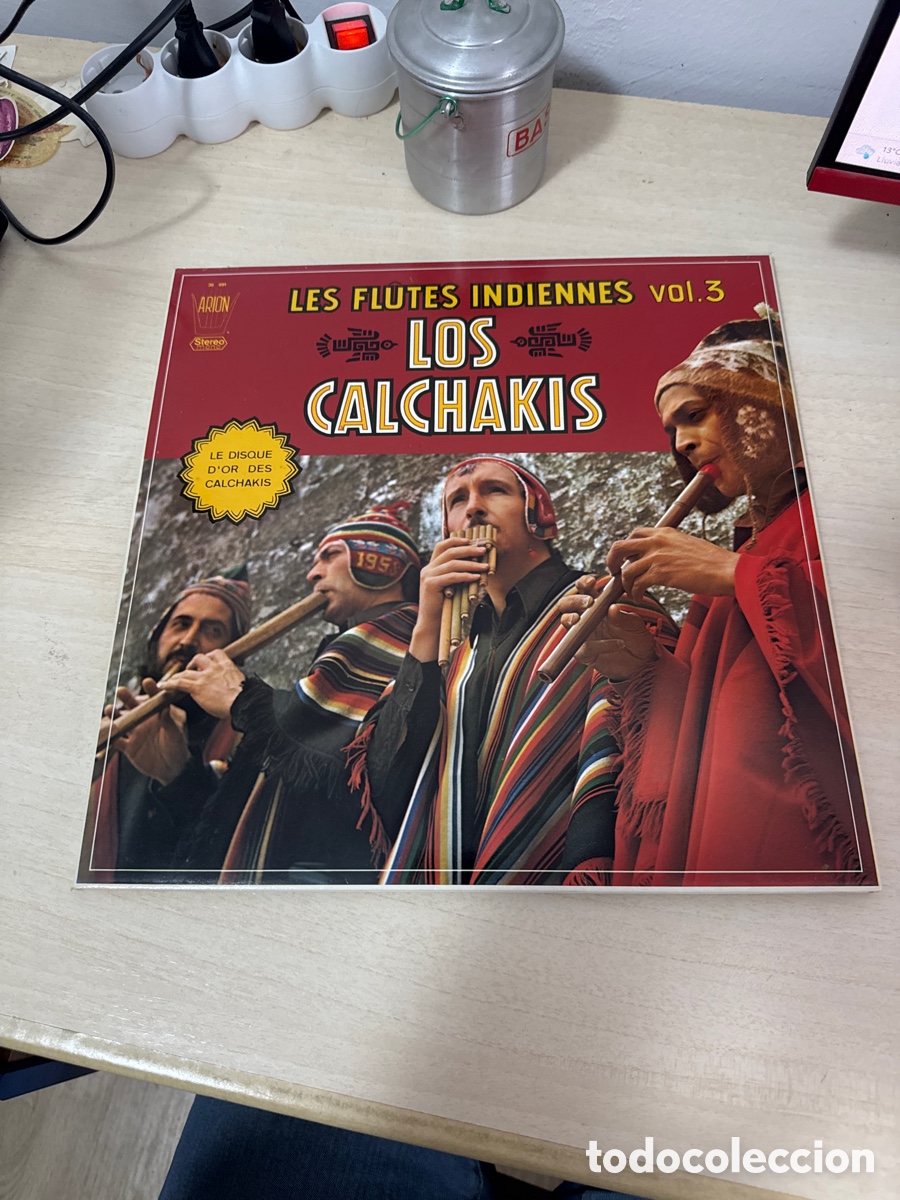 Discos de vinilo: DISCO VINILO LOS CALCHAKIS LES FL&Ucirc;TES INDIENNES VOL. 3