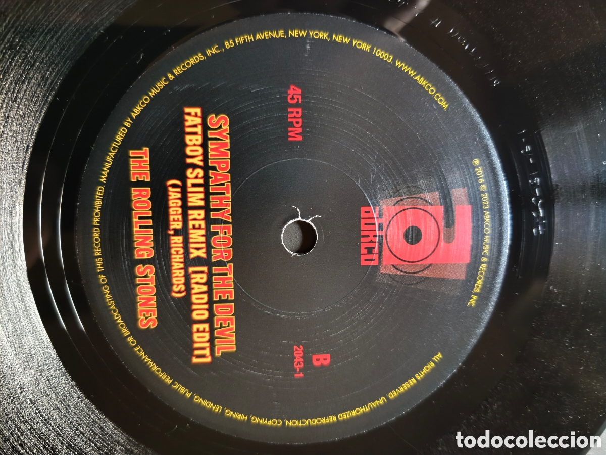 Discos de vinilo: Sympathy For The Devil Remix 7&rdquo; 2024 - Foto 4