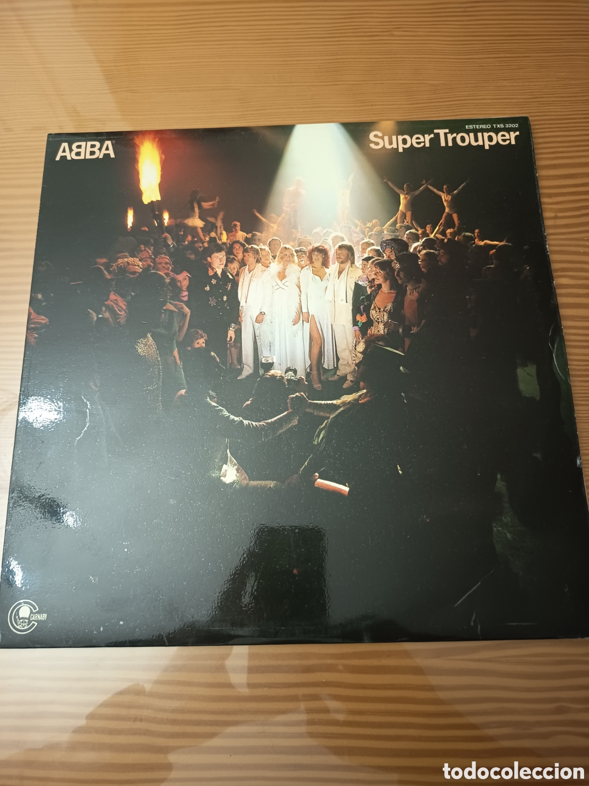 Vinyl records: Disco vinilo LP de Abba &rdquo; Super Trouper &rdquo; , primera edici&oacute;n espa&ntilde;ola, absolutamente como nuevo
