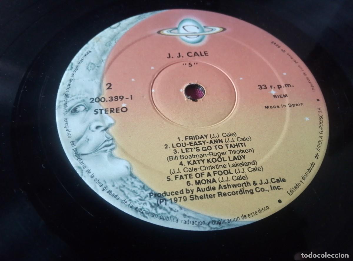 Discos de vinilo: JJ CALE 5 1979 LP L 32 33 - Foto 4