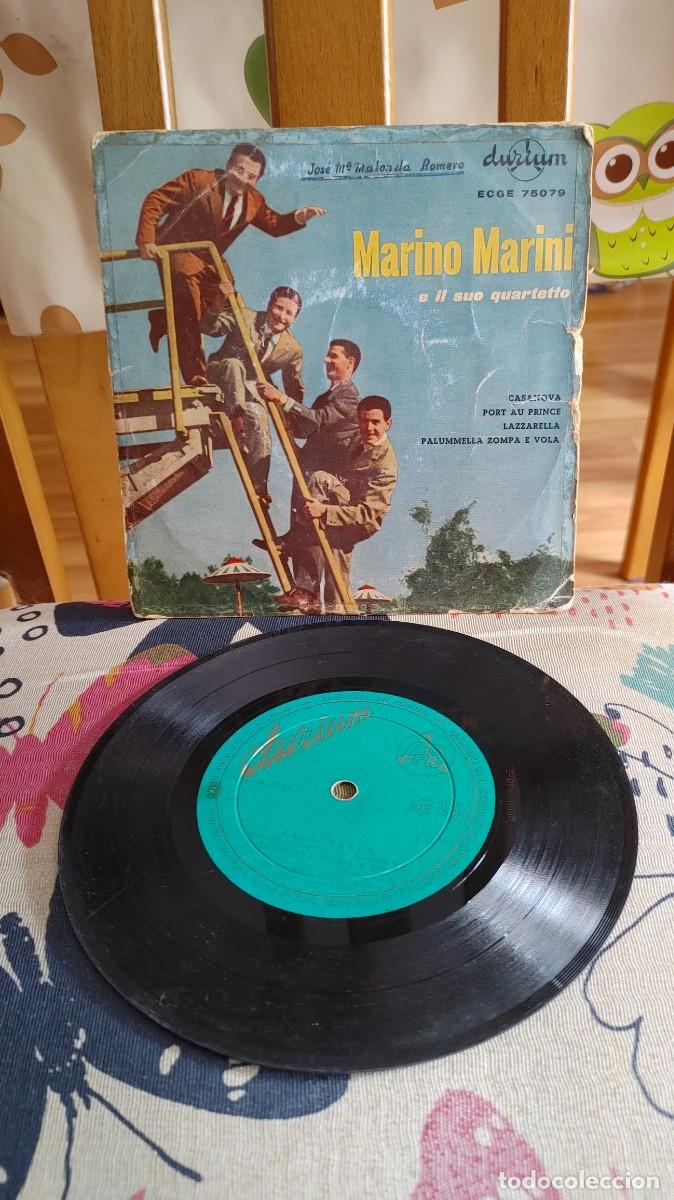 Vinyl records: MARINO MARINI-EP CASANOVA +3-PORT.DESGASTADA