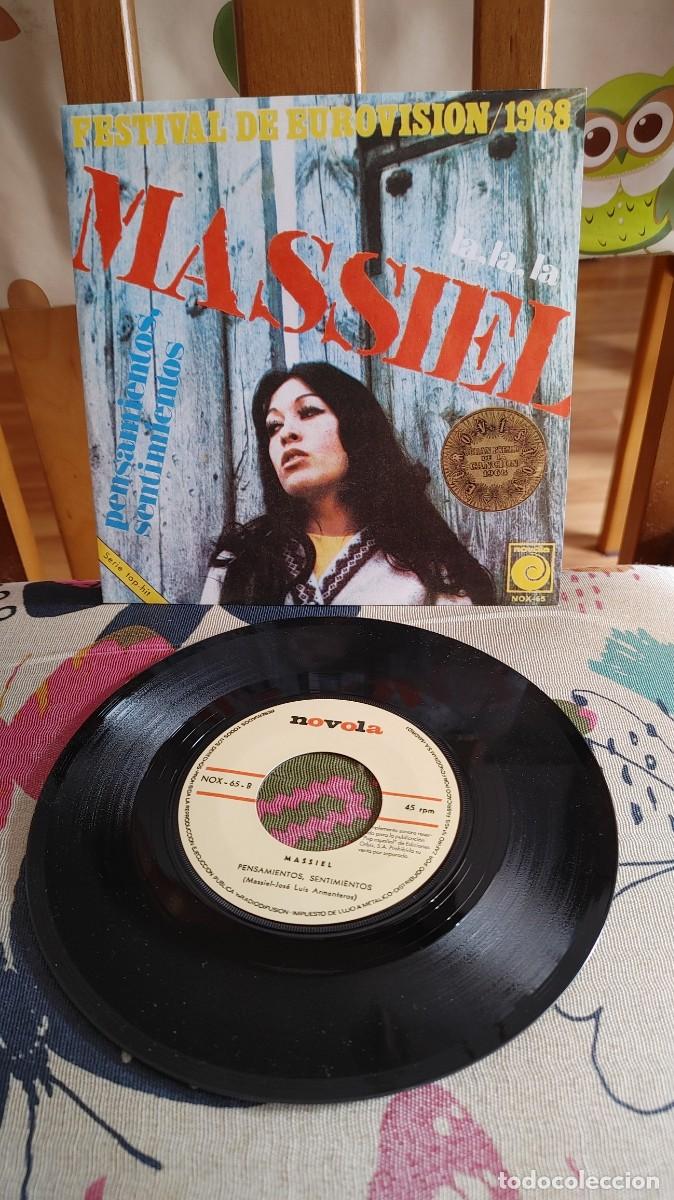 Discos de vinilo: MASSIEL-SINGLE LA LA LA-NUEVO