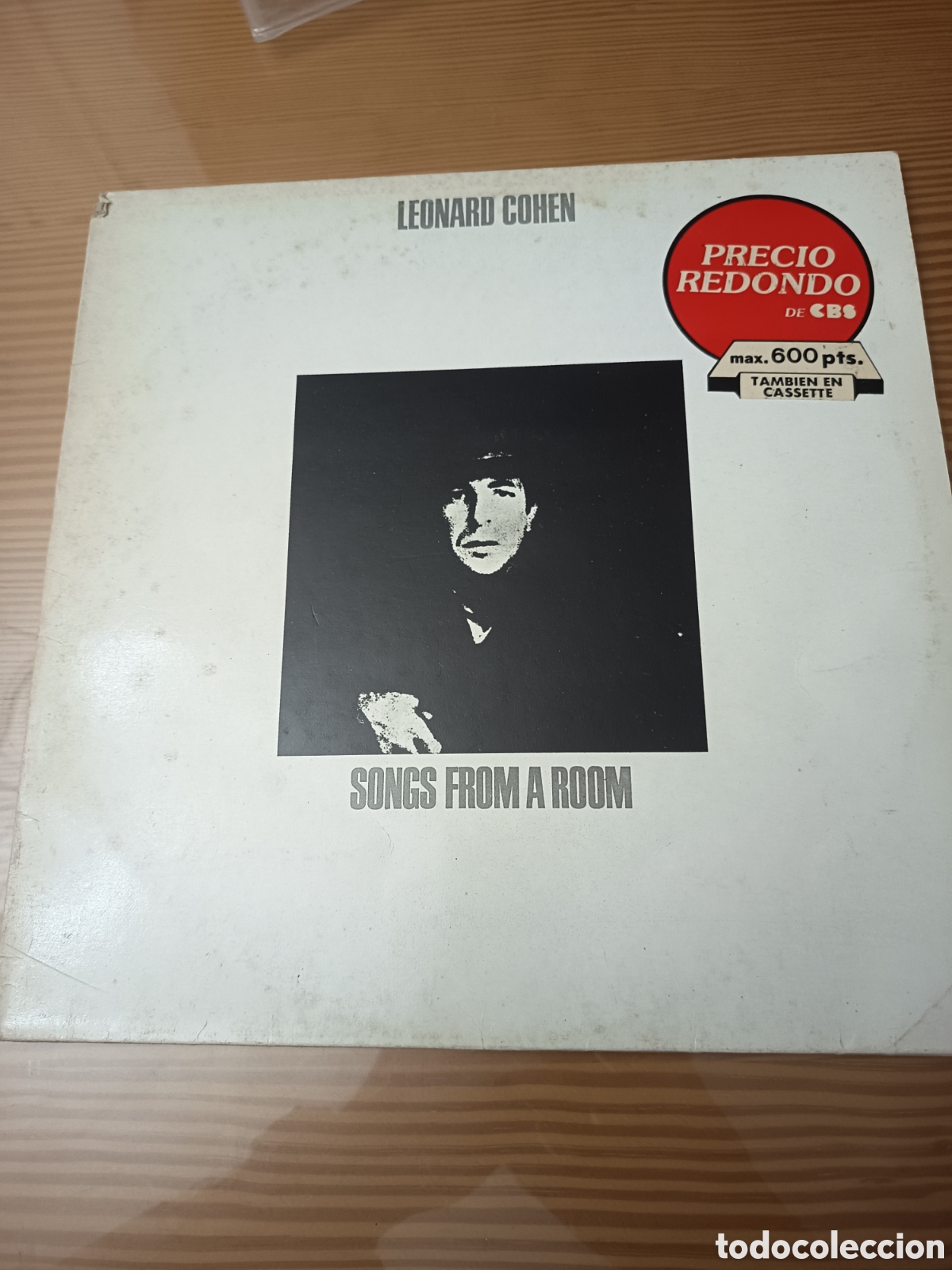 Discos de vinilo: Disco vinilo LP de Leonard Cohen &rdquo; Songs From A Room &rdquo; ,primera edici&oacute;n espa&ntilde;ola