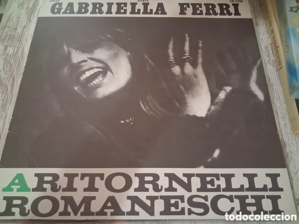 Discos de vinilo: Gabriella Ferri. Aritornelli Romaneschi. Vinilo
