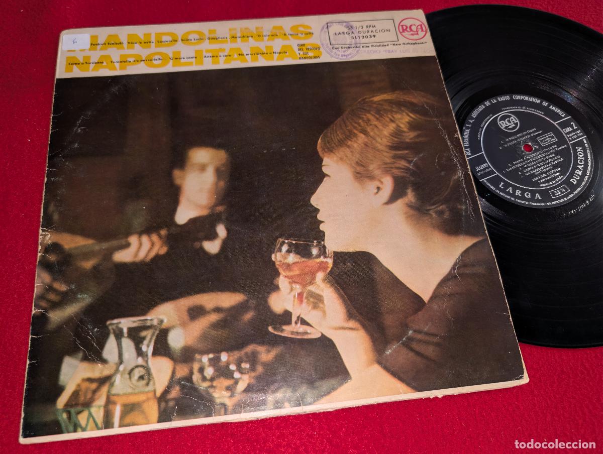 Discos de vinilo: GINO DEL VESCOVO Y SUS MANDOLINAS Napolitanas LP 1959 RCA ESPA&Ntilde;A SPAIN ITALIANO