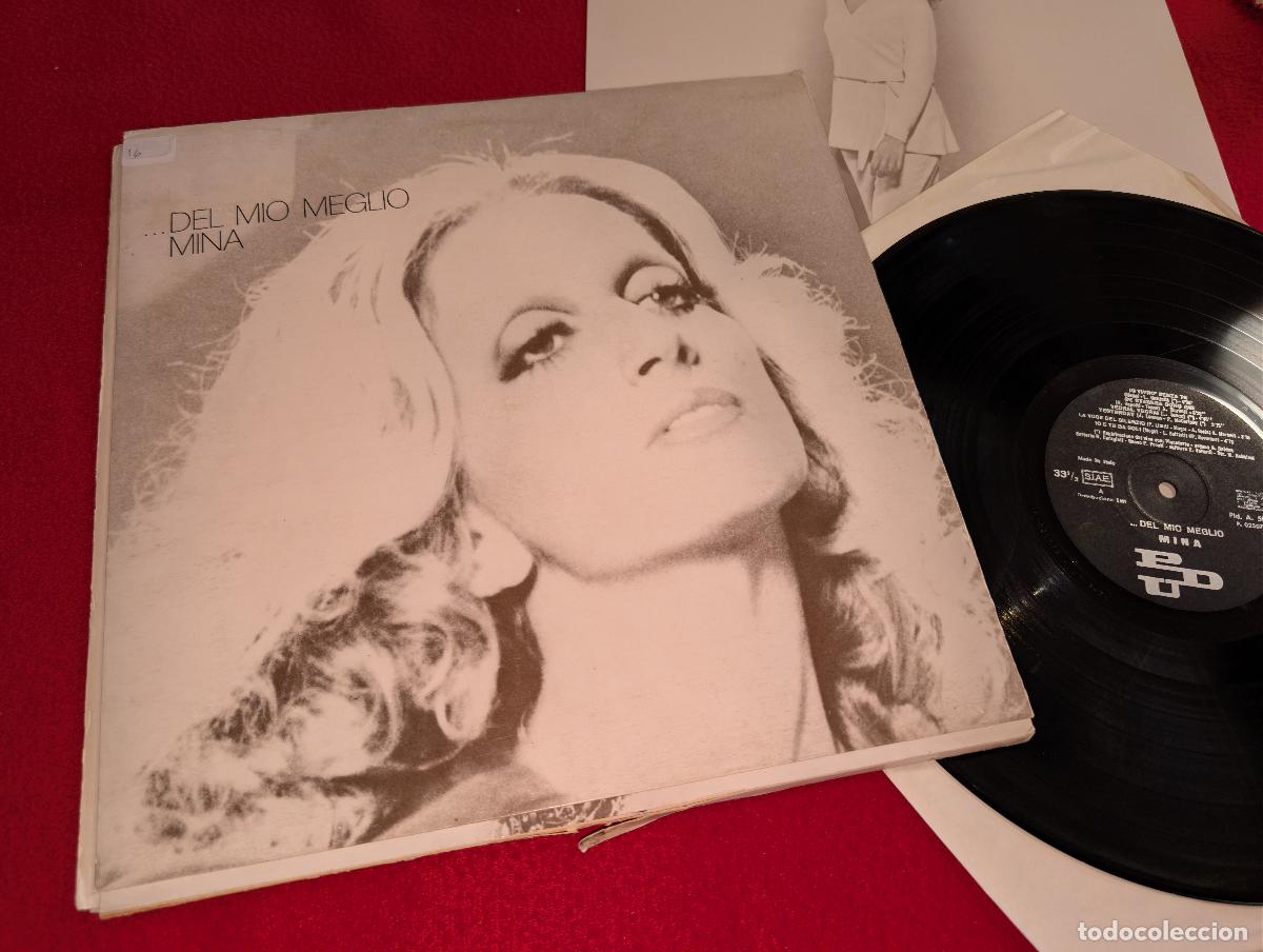 Discos de vinilo: MINA ...del mio meglio LP 1971 PDU ITALY ITALIA carpeta desplegable