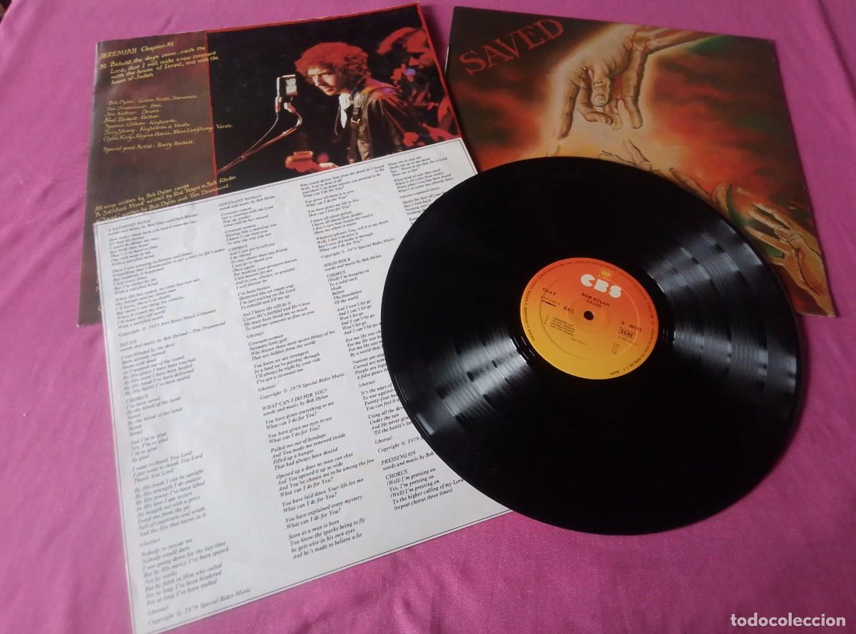 Discos de vinilo: BOB DYLAN SAVED 1980 ENCARTE LP L 32 33