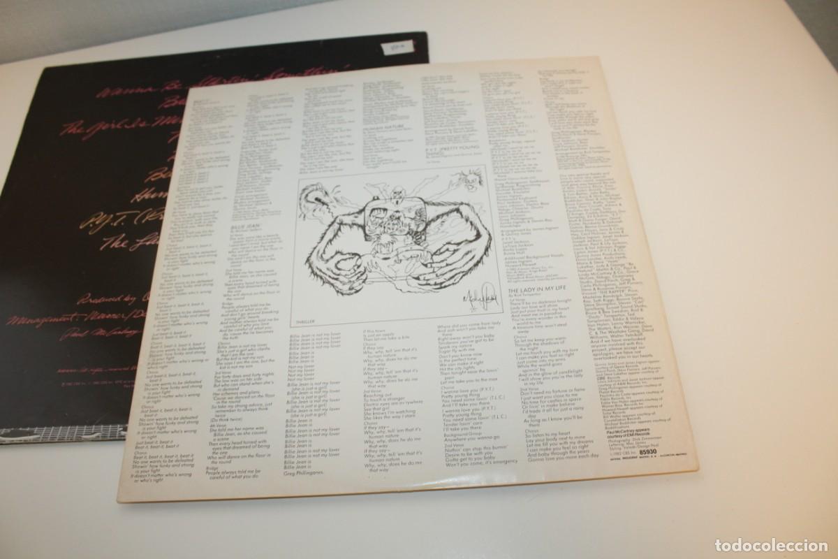 Discos de vinilo: LP MICHAEL JACKSON - TRILLER - Foto 5