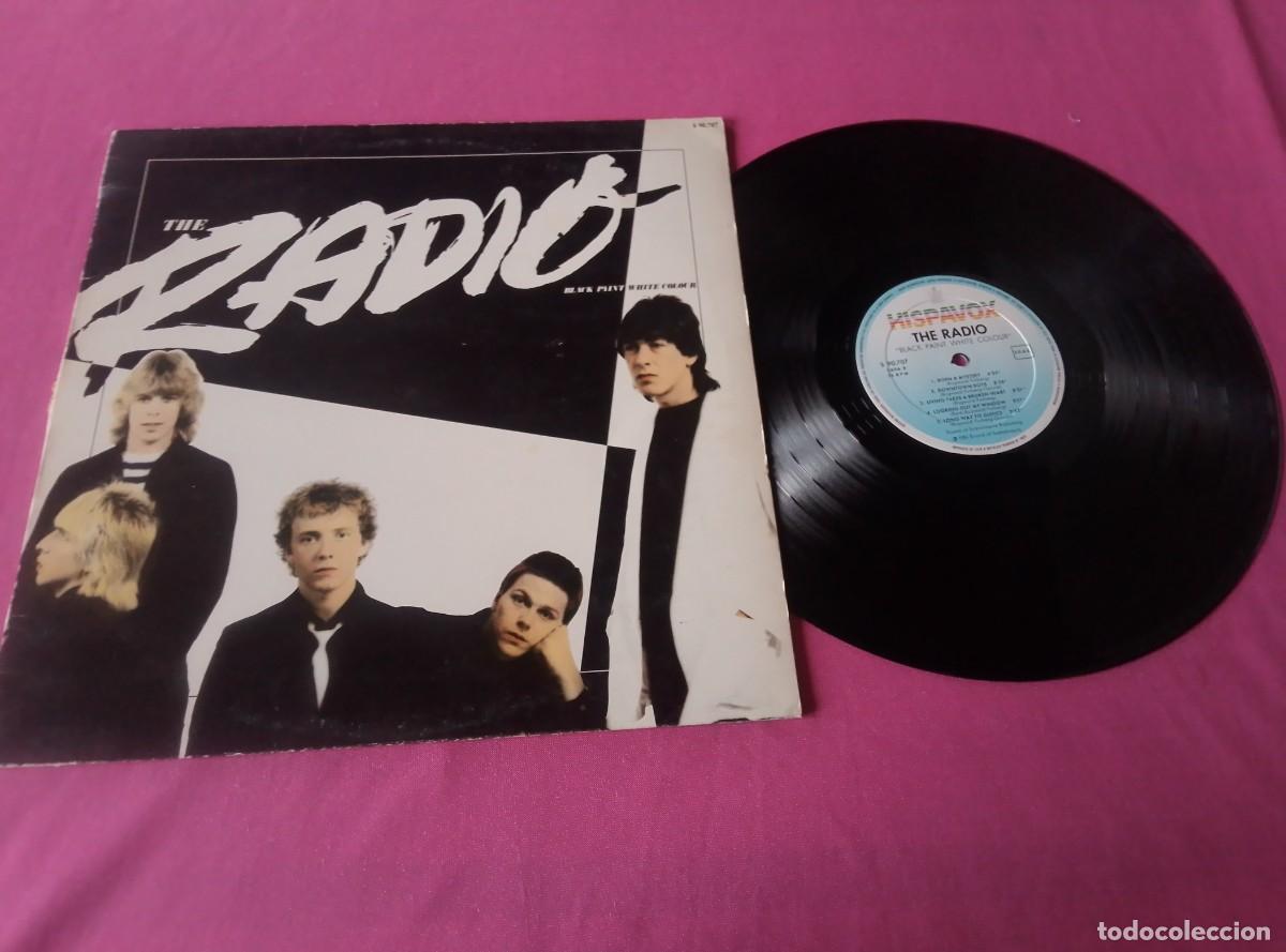 Discos de vinilo: THE RADIO BLACK PAINT WHITE COLOUR LP L 32 33