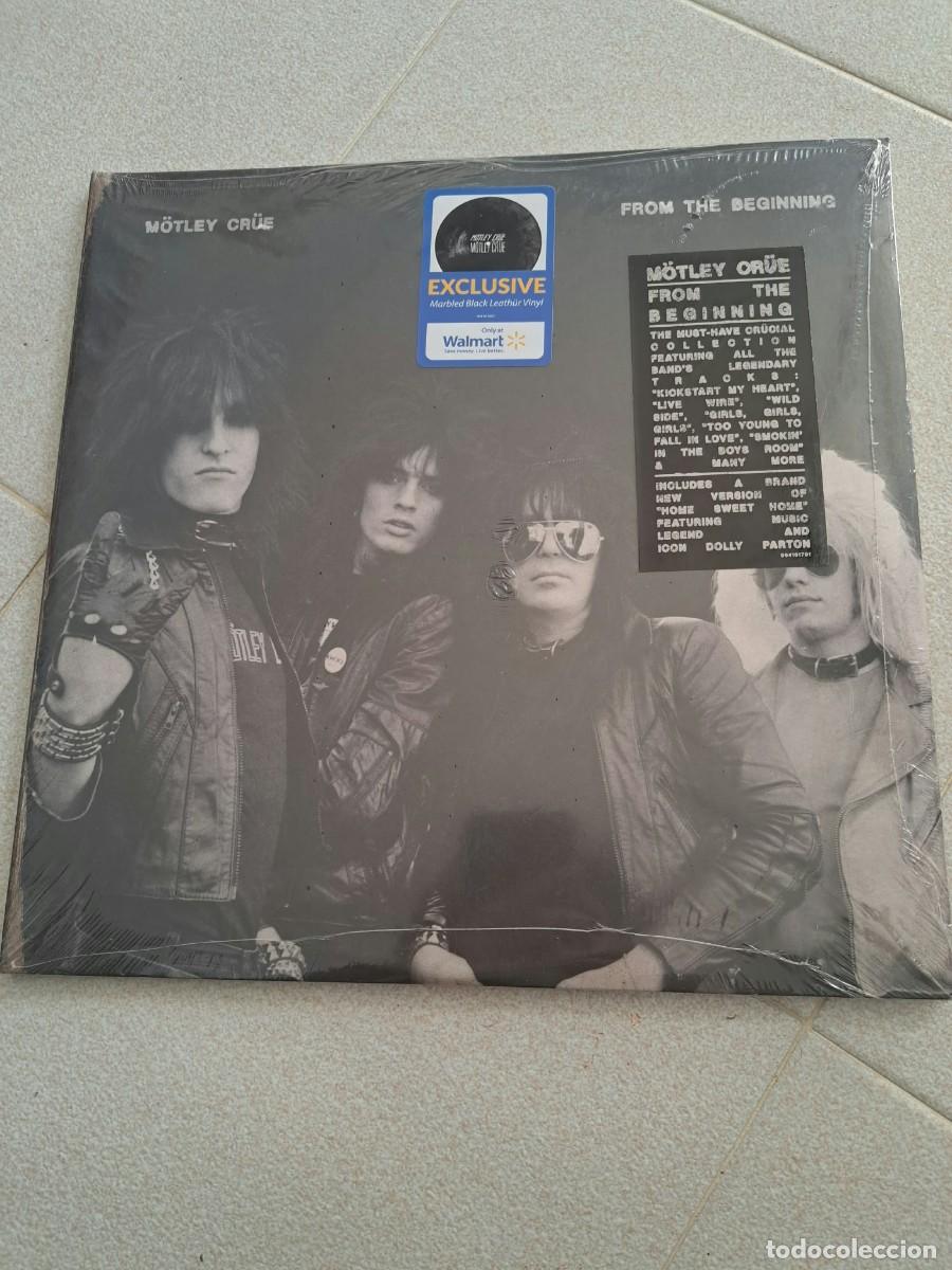 Discos de vinilo: MOTLEY CRUE - 2 LP - FROM THE BEGGINING - VINILO A COLOR - EDICION WALMART - EDICON USA - PRECINTADO