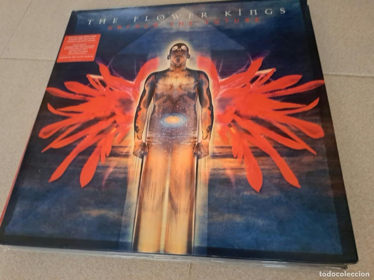 Discos de vinilo: FLOWER KINGS - 3 LP - UNFOLD THE FUTURE - DISCOS NUEVOS - NO LLEVA LOS 2 CD