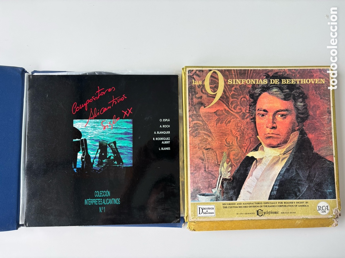 Discos de vinilo: LOTE 15 DISCOS DE VINILO &ndash; BEETHOVEN Y COMPOSITORES ALICANTINOS &ndash; COLECCIONISMO