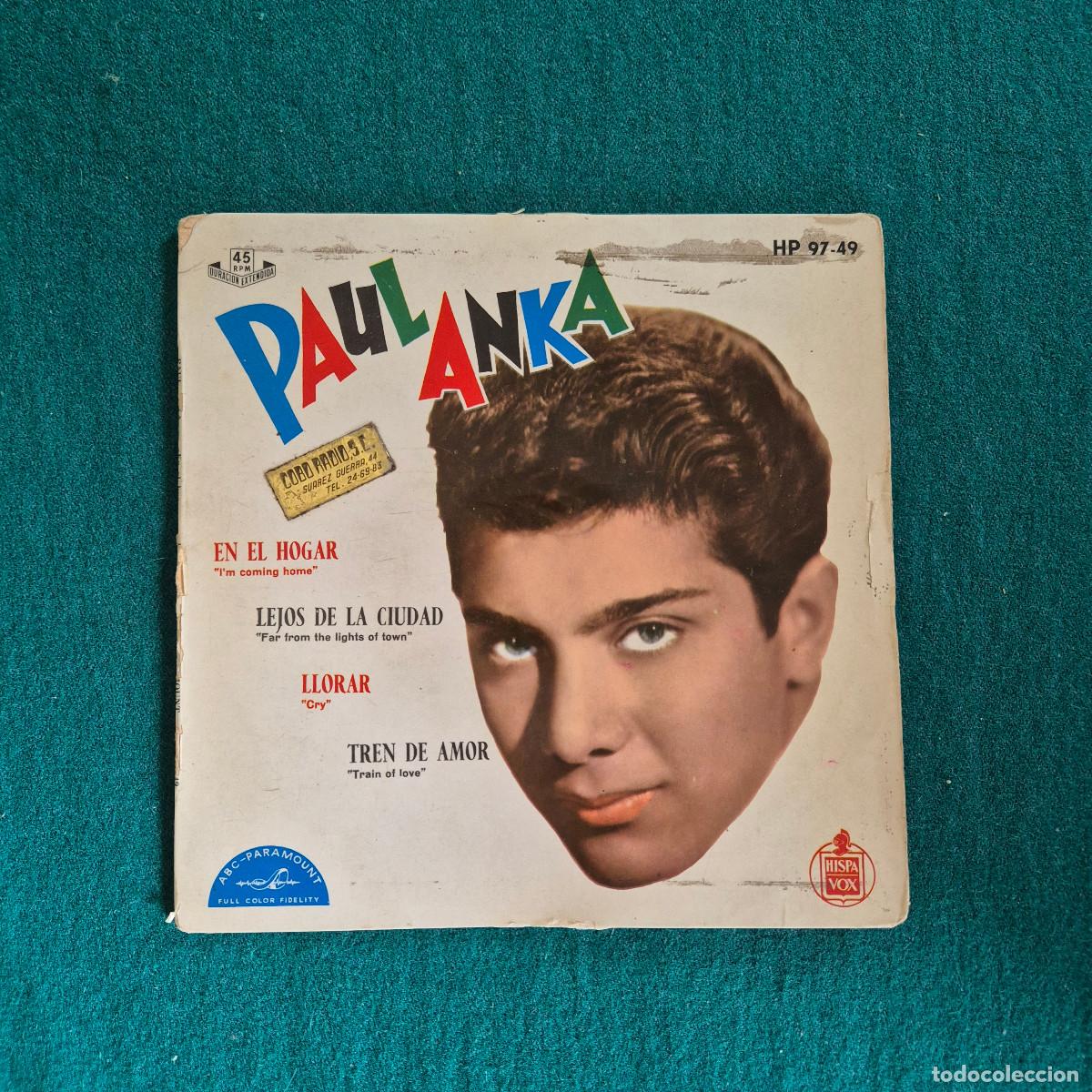 Discos de vinilo: Paul Anka &ndash; En El Hogar = I'm Coming Home