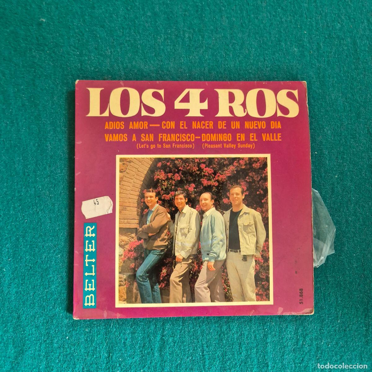 Discos de vinilo: Los 4 Ros &ndash; Adi&oacute;s Amor