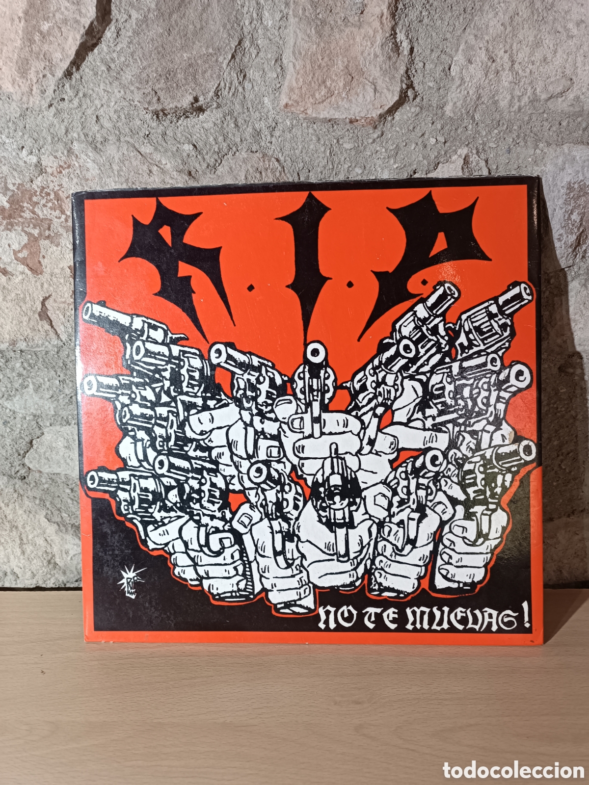 Discos de vinilo: Disco de vinilo del grupo punk R.I.P., titulado No te muevas.