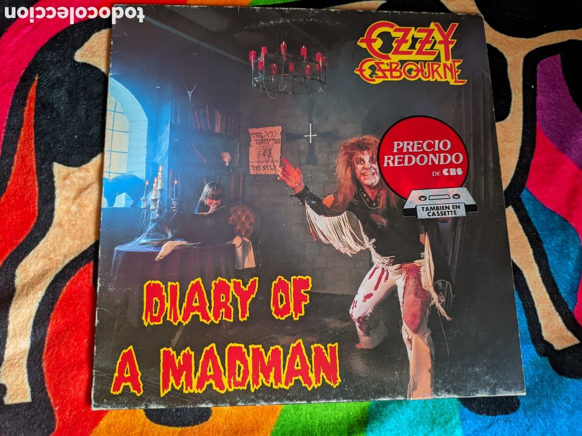 Discos de vinilo: // Ozzy Osbourne - Diary Of A Madman - Epic Espa&ntilde;a 1989