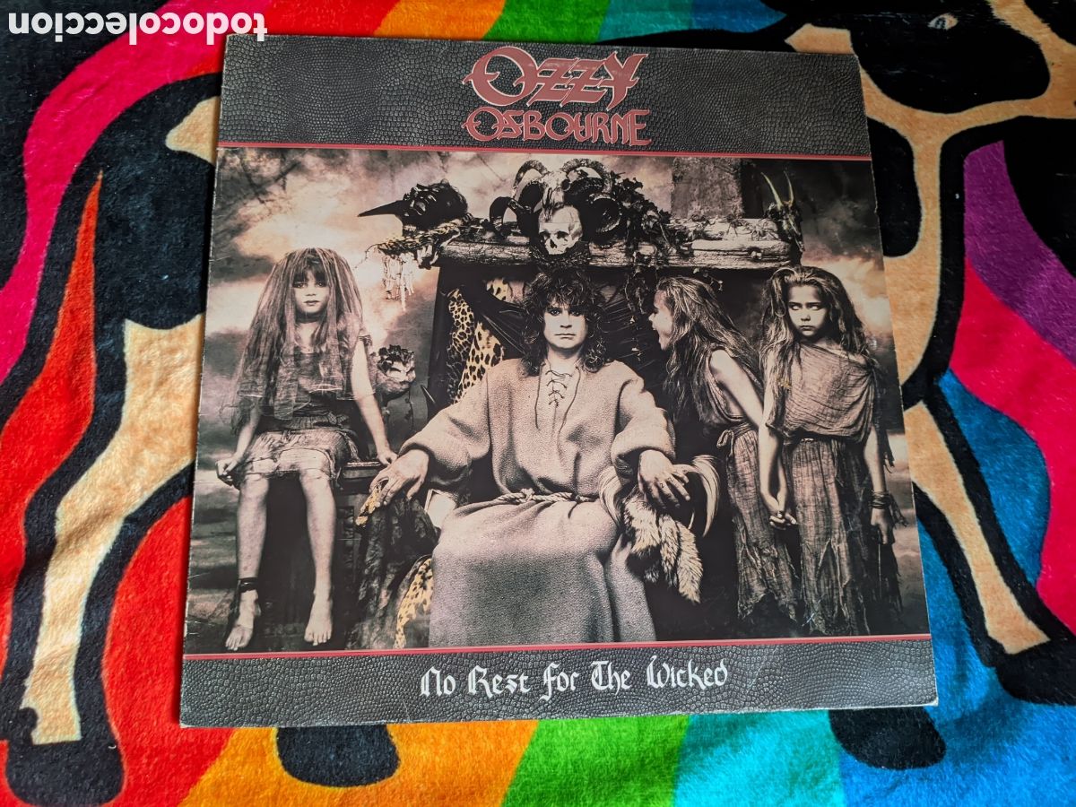 Discos de vinilo: // Ozzy Osbourne &ndash; No Rest For The Wicked - Epic Espa&ntilde;a 1988