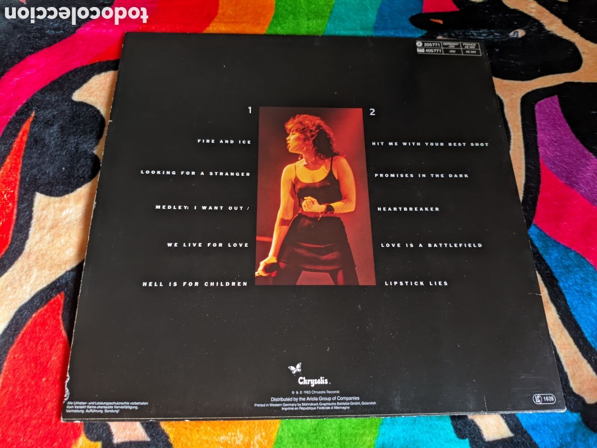Discos de vinilo: // Pat Benatar &ndash; Live From Earth - Chrysalis Germany 1983 - Foto 2
