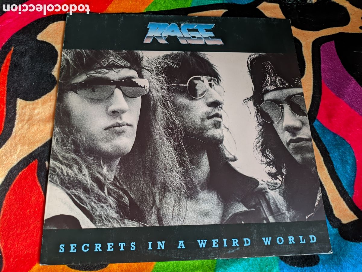 Vinyl records: // Rage - Secrets In A Weird World - Noise Europe 1989