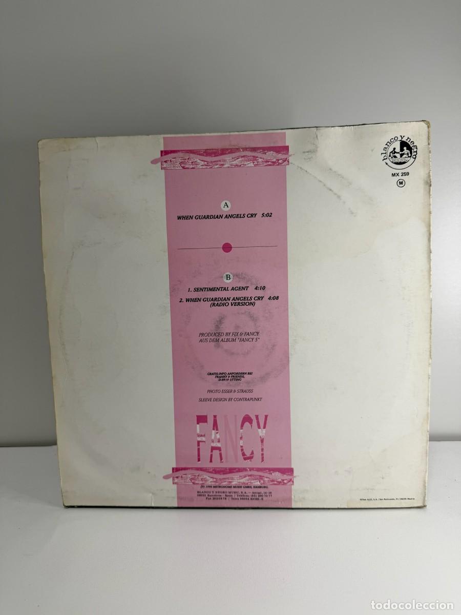 Discos de vinilo: FANCY (MAXI) WHEN GUARDIAN ANGELS CRY (3 TRACKS) - A&Ntilde;O 1990 - Foto 2
