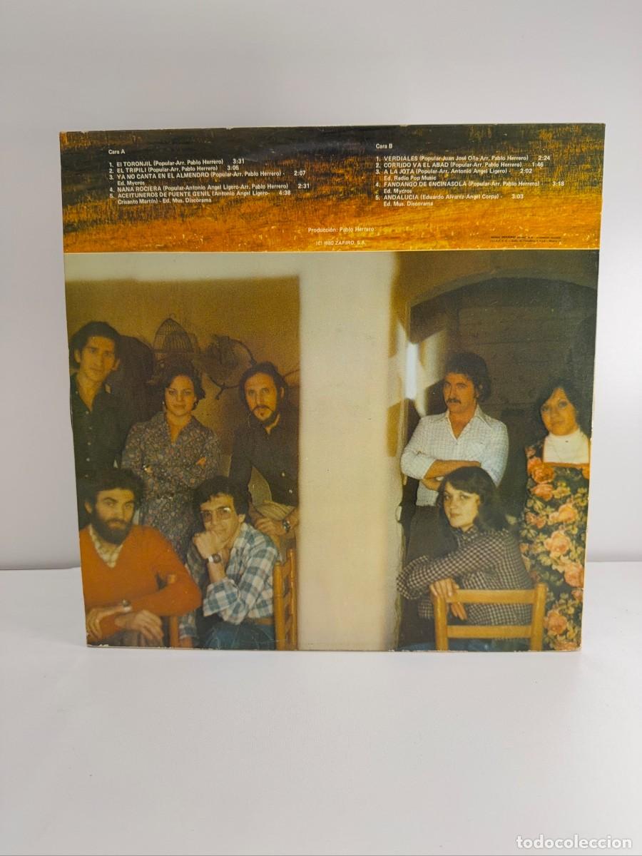 Discos de vinilo: JARCHA (LP) FOLKLORE DE ANDALUCIA - A&Ntilde;O 1980 - Foto 2