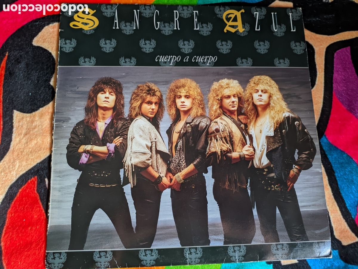 Dischi in vinile: // Sangre Azul &ndash; Cuerpo A Cuerpo - Hispavox Espa&ntilde;a 1988