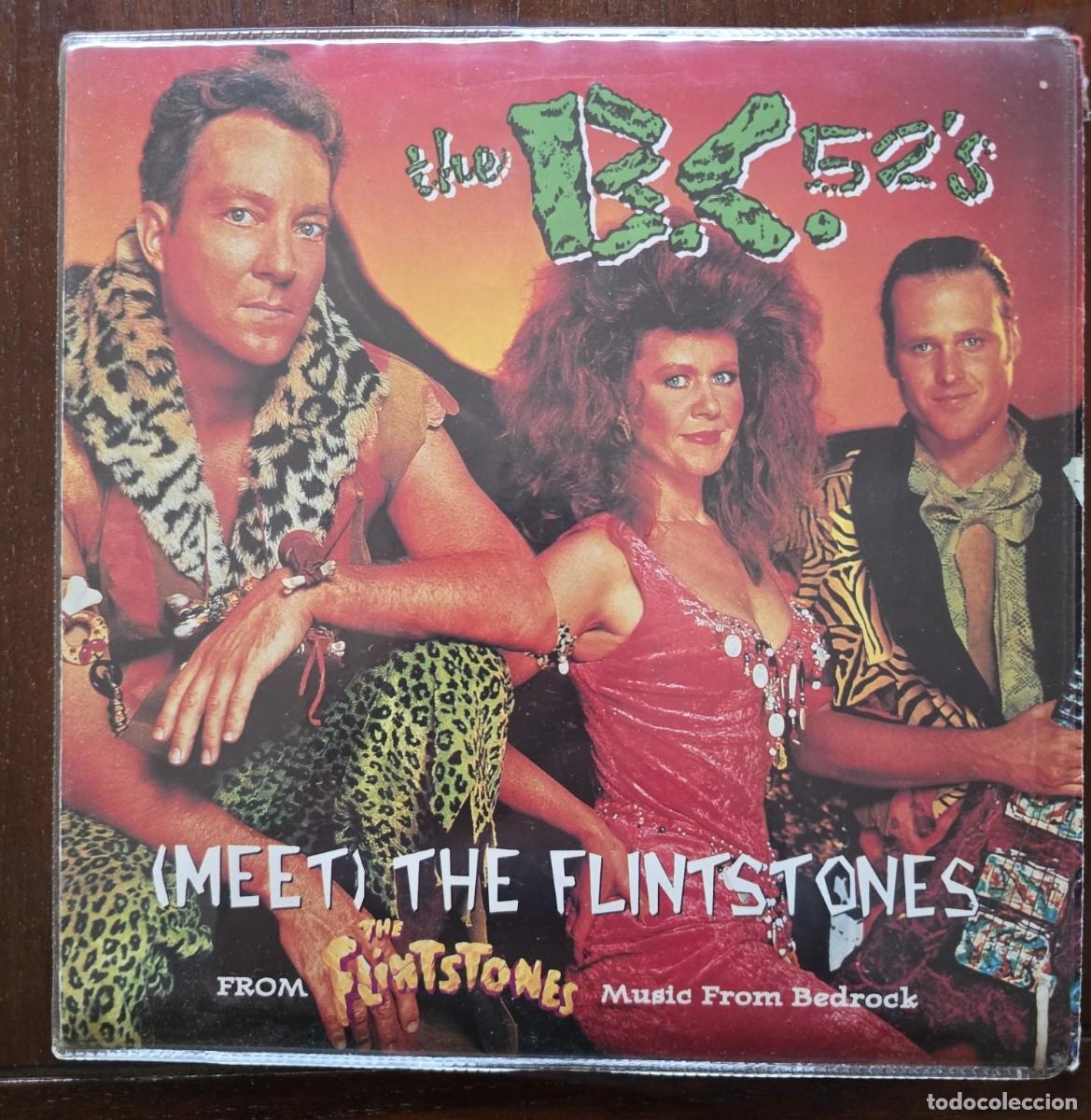 Discos de vinilo: Disco Single BSO.The BC-52&acute;s.The Flintstones