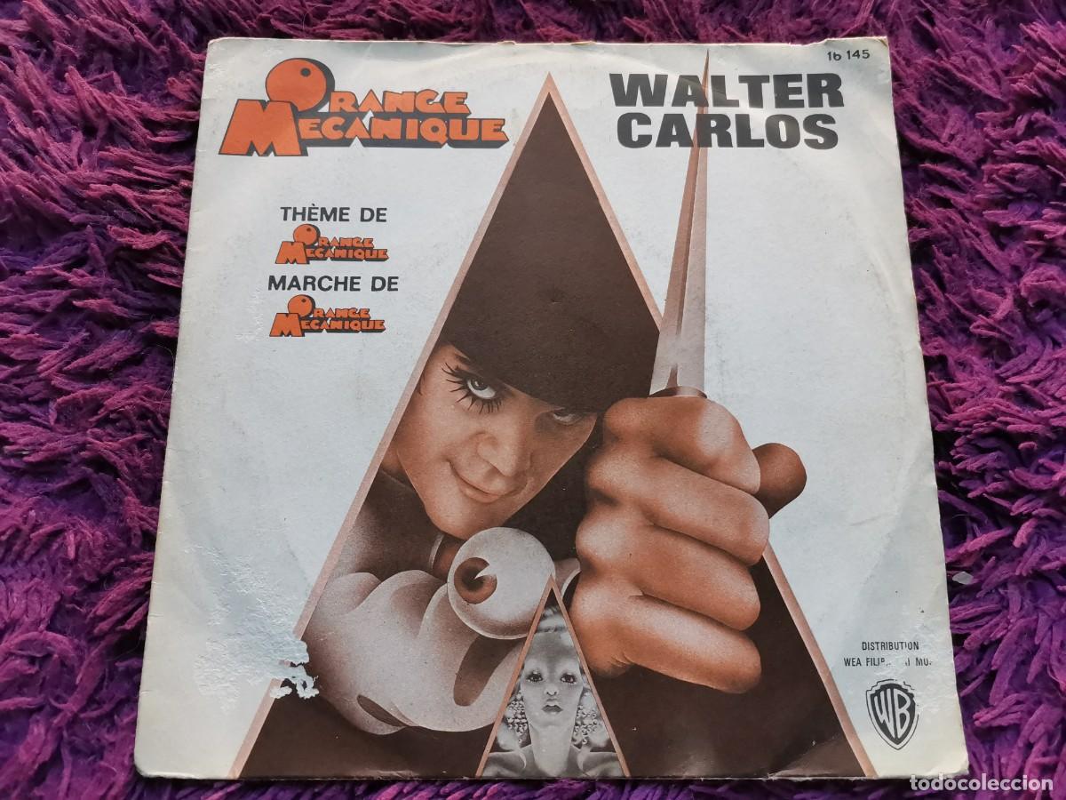 Discos de vinilo: Walter Carlos &ndash; Th&egrave;me De Orange M&eacute;canique Vinilo 7&rdquo; Single 1972 France 16145