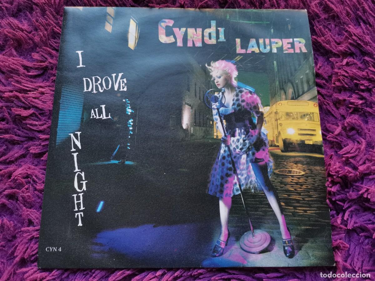 Discos de vinilo: Cyndi Lauper &ndash; I Drove All Night Vinilo 7&rdquo; Single 1989 UK CYN 4