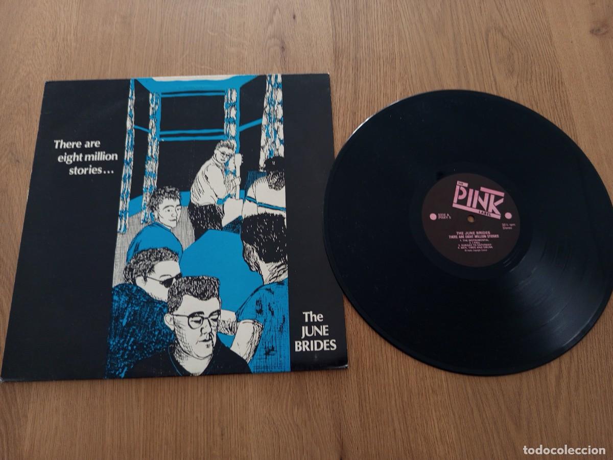 Discos de vinilo: JOYA LP. THE JUNE BRIDES / THERE ARE EIGHT MILLION STORIES / SELLO PINKY 5 / A&Ntilde;O 1985 / UK.