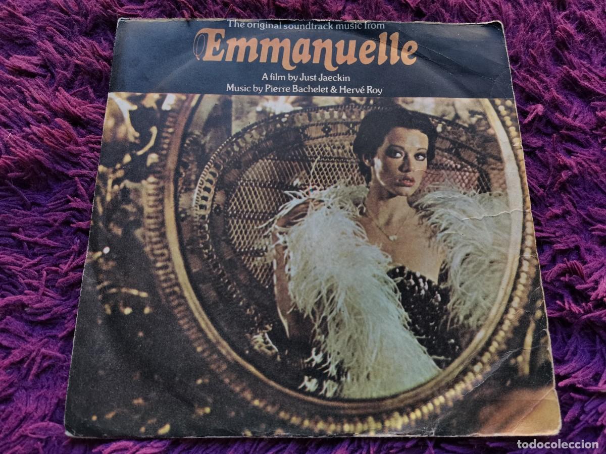 Discos de vinilo: Pierre Bachelet & Herv&eacute; Roy &ndash; Emmanuelle Vinilo 7&rdquo; Single 1974 Portugal N-S-63-82