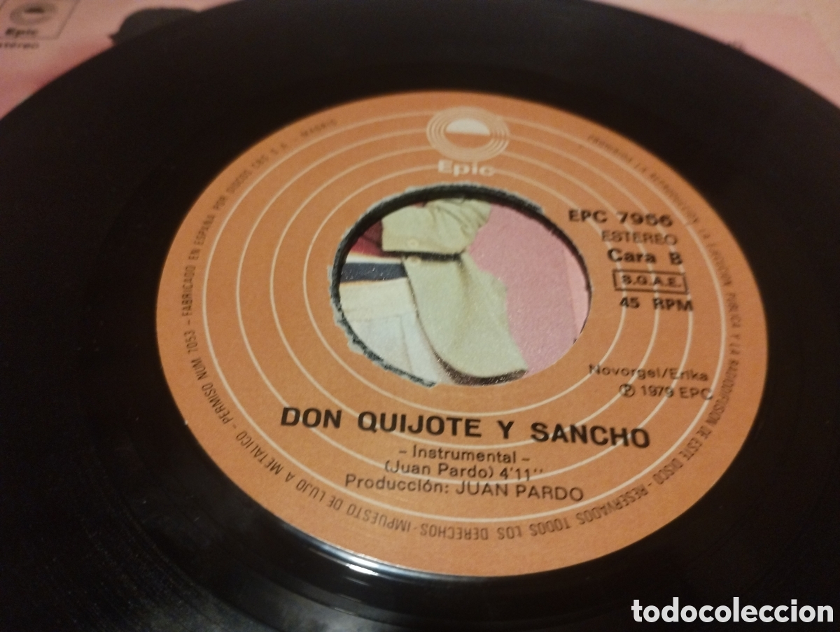 Discos de vinilo: Botones Don Quijote y Sancho - Foto 4