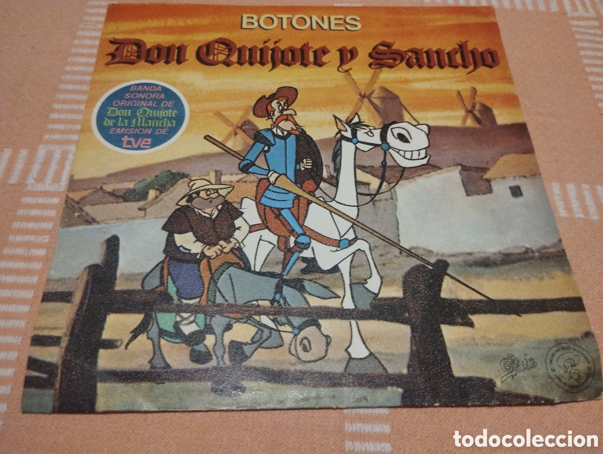 Discos de vinilo: Botones Don Quijote y Sancho