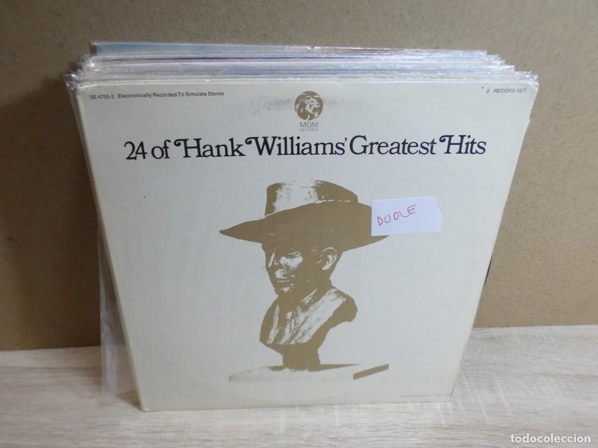 Discos de vinilo: ARKANSAS1980 PACC782 VINILO LEVE USO CORRECTO HANK WILLIAMS DOBLE