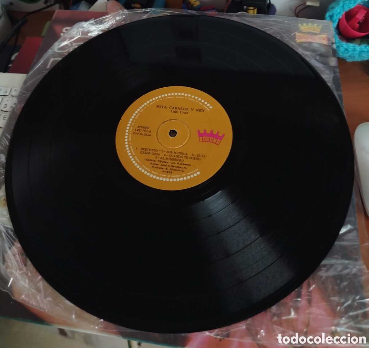 Discos de vinilo: Luis cruz - Sota, caballo y rey - Foto 3