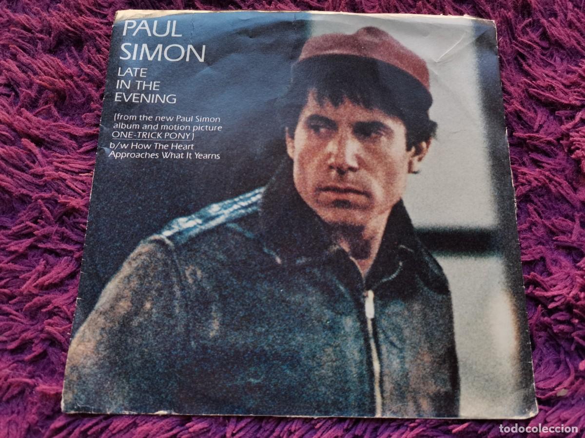 Discos de vinilo: Paul Simon &ndash; Late In The Evening Vinilo 7&rdquo; Single 1980 US WBS 49511