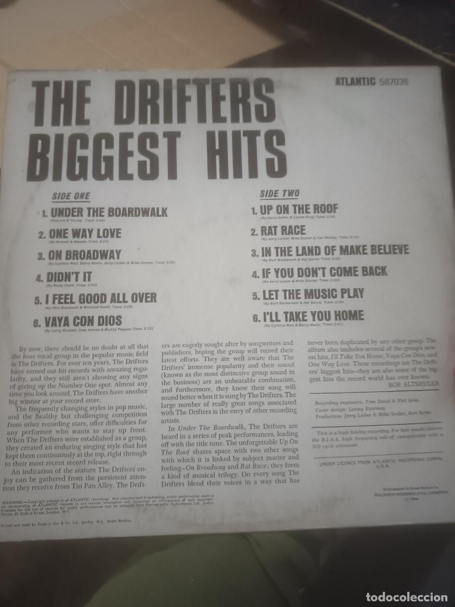 Discos de vinilo: DISCO LP THE DRIFTERS BIGGESR HITS - Foto 2