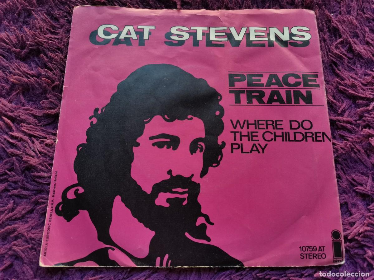 Discos de vinilo: Cat Stevens &ndash; Peace Train Vinilo 7&rdquo; Single 1971 Netherlands 10759 AT - Foto 1