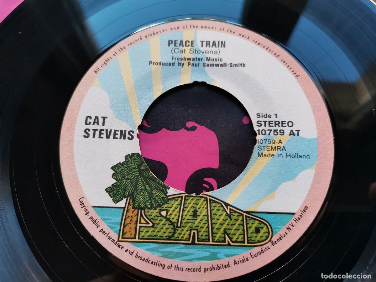 Discos de vinilo: Cat Stevens &ndash; Peace Train Vinilo 7&rdquo; Single 1971 Netherlands 10759 AT - Foto 3