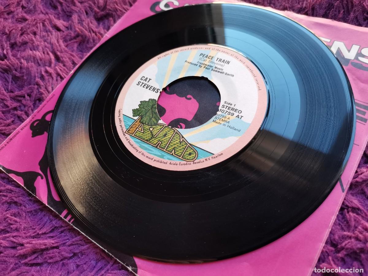 Discos de vinilo: Cat Stevens &ndash; Peace Train Vinilo 7&rdquo; Single 1971 Netherlands 10759 AT - Foto 4