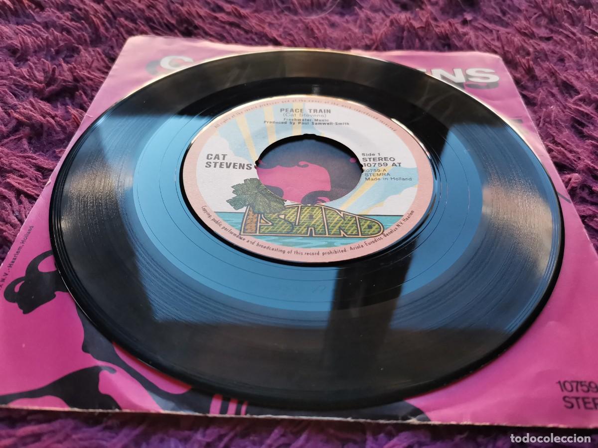 Discos de vinilo: Cat Stevens &ndash; Peace Train Vinilo 7&rdquo; Single 1971 Netherlands 10759 AT - Foto 7