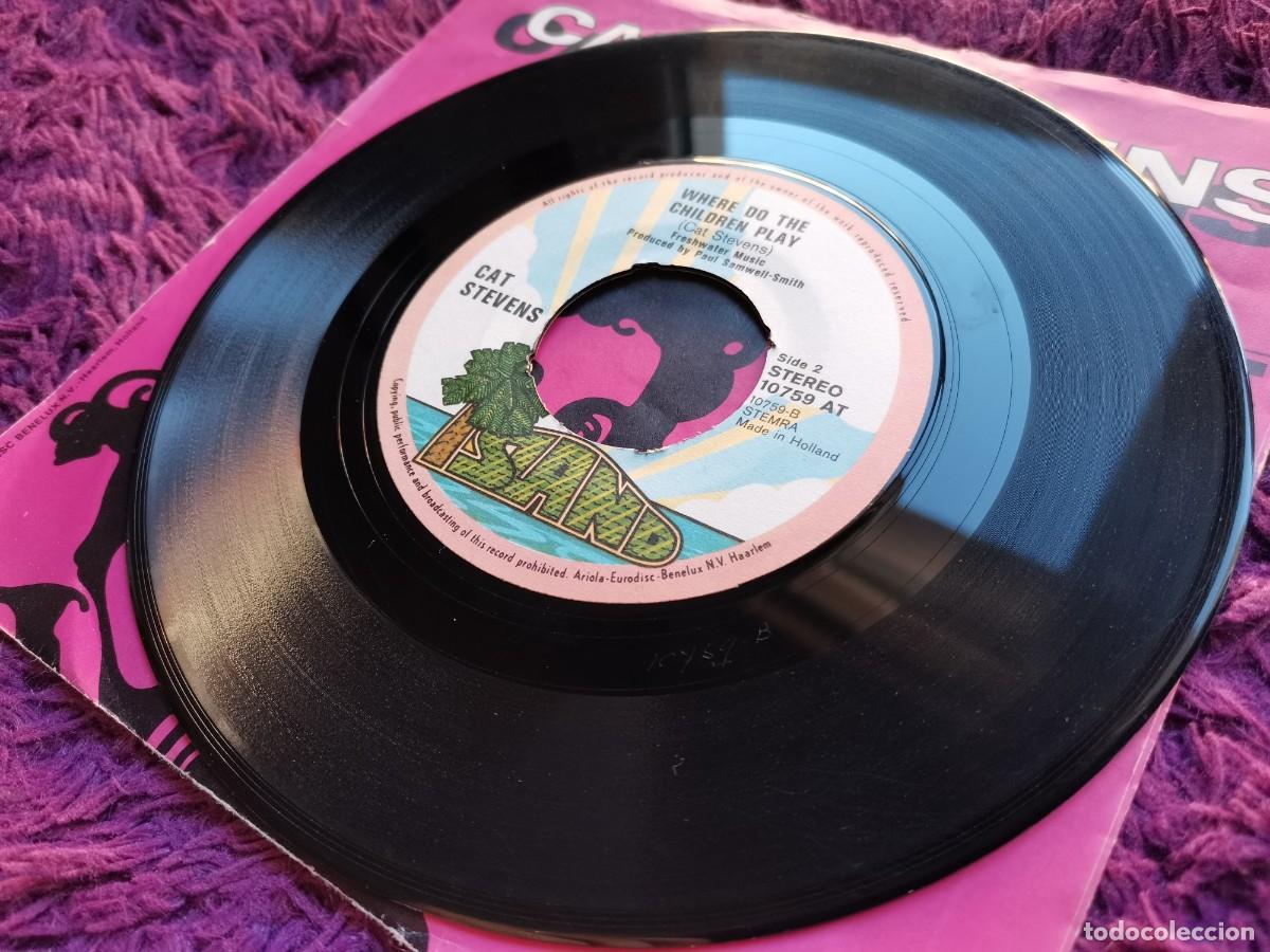 Discos de vinilo: Cat Stevens &ndash; Peace Train Vinilo 7&rdquo; Single 1971 Netherlands 10759 AT - Foto 10