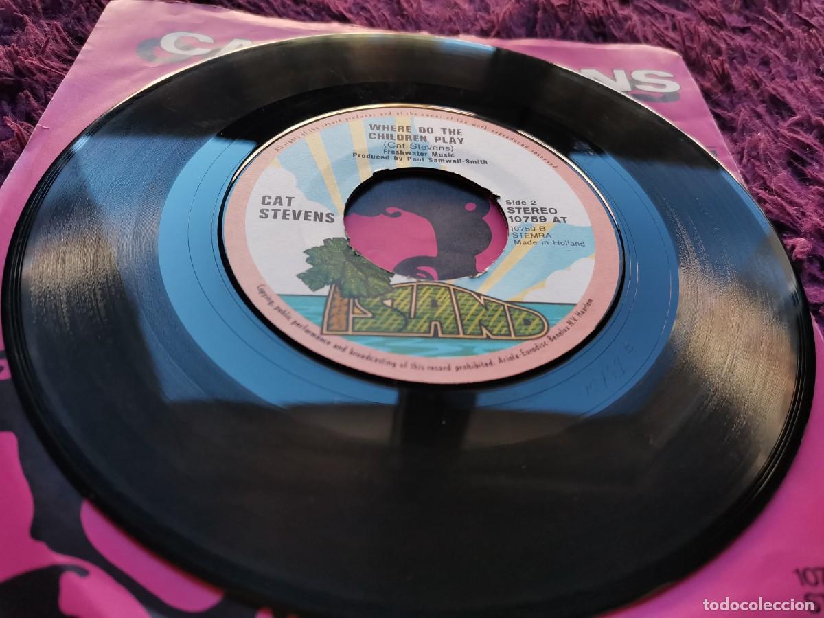 Discos de vinilo: Cat Stevens &ndash; Peace Train Vinilo 7&rdquo; Single 1971 Netherlands 10759 AT - Foto 14