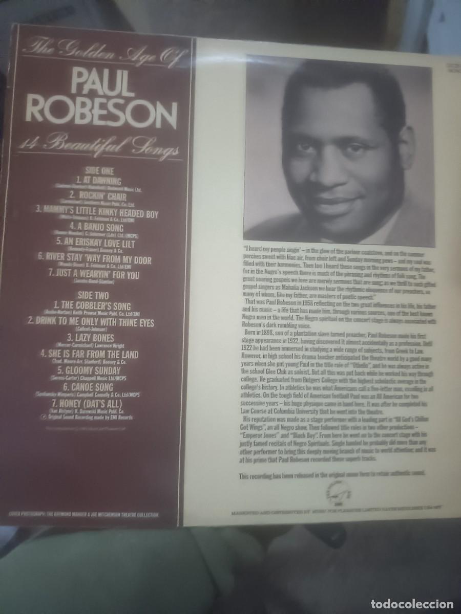 Discos de vinilo: DISCO LP PAUL ROBESON - Foto 2
