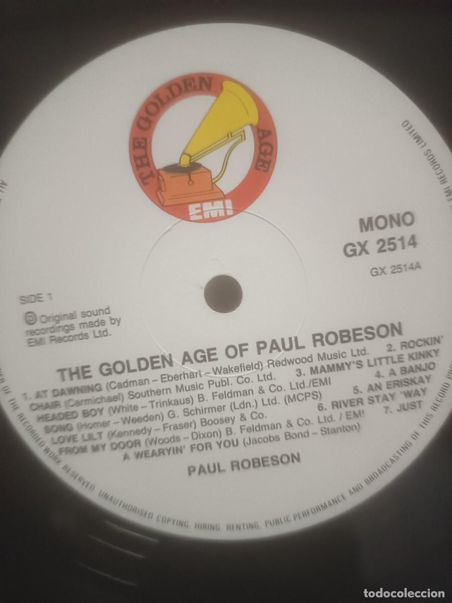 Discos de vinilo: DISCO LP PAUL ROBESON - Foto 3