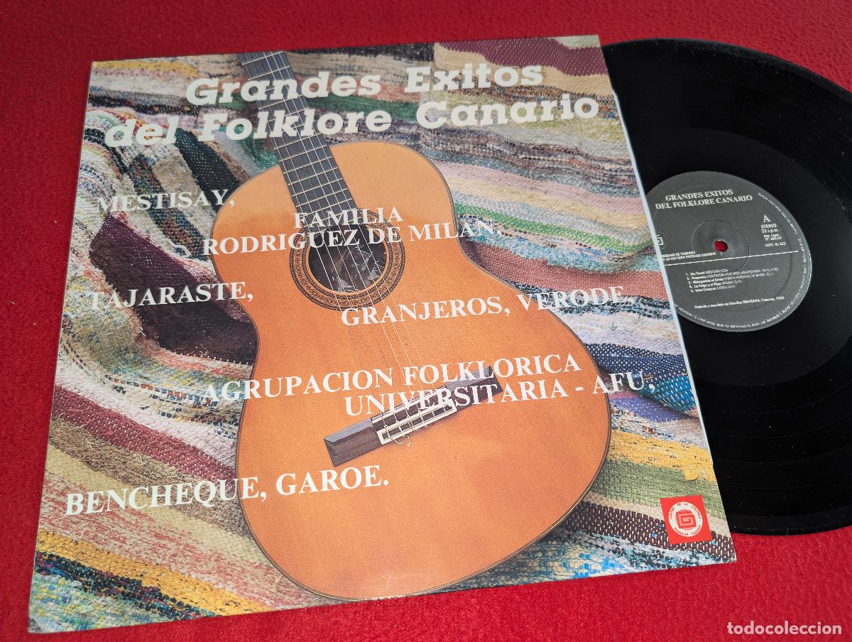 Discos de vinilo: GRANDES EXITOS FOLKLORE CANARIO Tajaraste+Bencheque+Mestisay+Granjeros++ LP 1987 CANARIAS