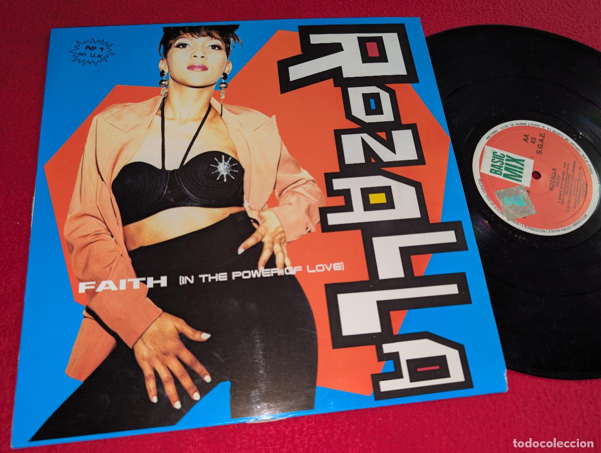 Discos de vinilo: ROZALLA Faith +2 12'' MX 1991 Basic ESPA&Ntilde;A SPAIN