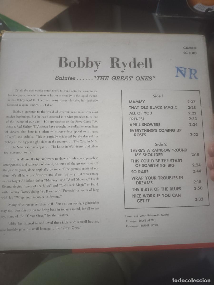 Discos de vinilo: DISCO LP BOBBY RYDELL - Foto 2